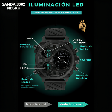 SANDA 3002 NEGRO